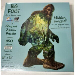 SunsOut Big Foot 850 pc Special Shape Jigsaw Puzzle 95040 by Patrick Ollila NEW
